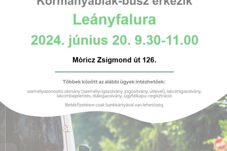 kormányablak busz